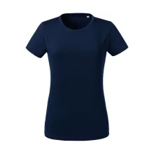 Női rövid ujjú organikus póló Russell Europe Ladies' Pure Organic Heavy Tee M, Sötétkék (navy)