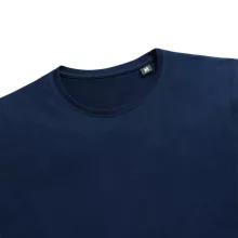 Férfi rövid ujjú organikus póló Russell Europe Men\'s Pure Organic Heavy Tee S, Fekete