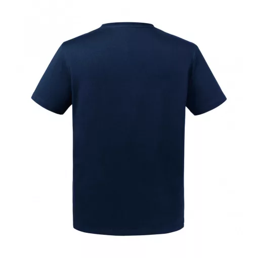 Férfi rövid ujjú organikus póló Russell Europe Men\'s Pure Organic Heavy Tee XS, Sötétkék (navy)