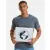 Férfi rövid ujjú organikus póló Russell Europe Men\'s Pure Organic Heavy Tee XS, Sötétkék (navy)