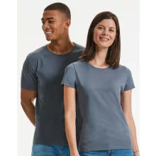 Férfi rövid ujjú organikus póló Russell Europe Men\'s Pure Organic Heavy Tee S, Sötétkék (navy)