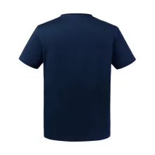 Férfi rövid ujjú organikus póló Russell Europe Men\'s Pure Organic Heavy Tee M, Sötétkék (navy)