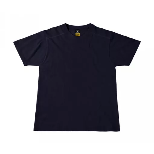 Uniszex rövid ujjú póló munkaruha B and C Perfect Pro Workwear T-Shirt L, Sötétkék (navy)