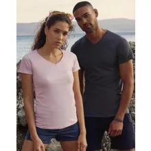 Női póló  Csapott ujjú Fruit of the Loom Valueweight V-Neck T Lady-Fit   Fehér   urespolo.hu