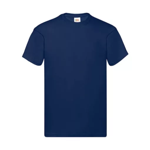 Férfi póló  Rövid ujjú Fruit of the Loom Original Full Cut T-Shirt   Sötétkék (navy)   urespolo