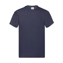 Férfi póló  Rövid ujjú Fruit of the Loom Original Full Cut T-Shirt   Mély sötétkék (navy)   ure