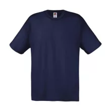 Férfi póló  Rövid ujjú Fruit of the Loom Original Full Cut T-Shirt   Mély sötétkék (navy)   ure