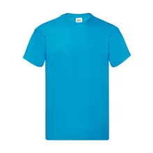 Férfi póló  Rövid ujjú Fruit of the Loom Original Full Cut T-Shirt   Azur kék   urespolo.hu