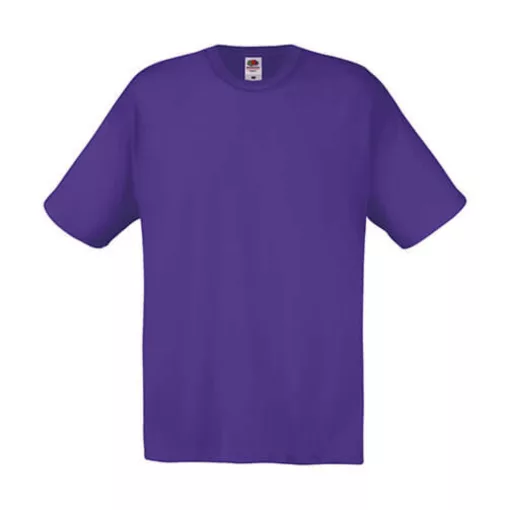 Férfi póló  Rövid ujjú Fruit of the Loom Original Full Cut T-Shirt   Azur kék   urespolo.hu
