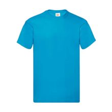 Férfi póló  Rövid ujjú Fruit of the Loom Original Full Cut T-Shirt   Azur kék   urespolo.hu