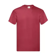 Férfi póló  Rövid ujjú Fruit of the Loom Original Full Cut T-Shirt   Heather téglavörös   uresp