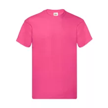 Férfi póló  Rövid ujjú Fruit of the Loom Original Full Cut T-Shirt   Fuchsia   urespolo.hu