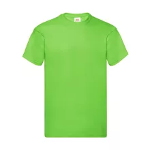 Férfi póló  Rövid ujjú Fruit of the Loom Original Full Cut T-Shirt   Lime zöld   urespolo.hu