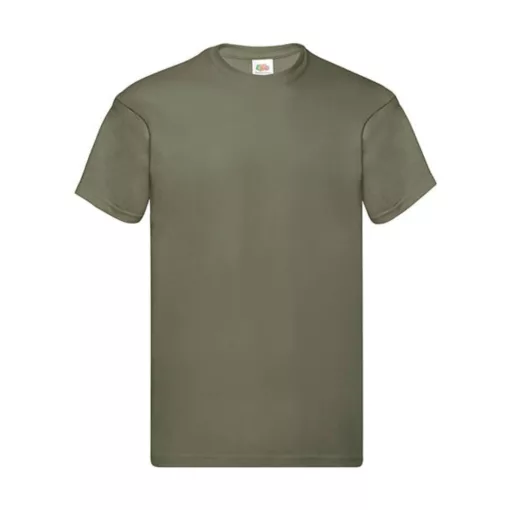 Férfi póló  Rövid ujjú Fruit of the Loom Original Full Cut T-Shirt   Oliva zöld   urespolo.hu