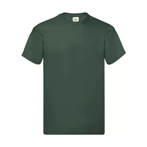 Férfi póló  Rövid ujjú Fruit of the Loom Original Full Cut T-Shirt   Sötétzöld   urespolo.hu
