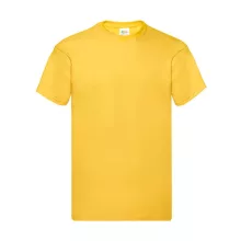 Férfi póló  Rövid ujjú Fruit of the Loom Original Full Cut T-Shirt   Napraforgó sárga   urespol