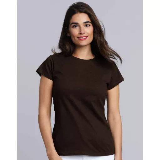 Női póló  Csapott ujjú Gildan Softstyle Ladies\' T-Shirt   Fehér   urespolo.hu