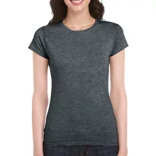 Női póló  Csapott ujjú Gildan Softstyle Ladies' T-Shirt   Sötét heather szürke   urespolo.hu