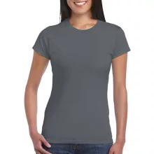 Női póló  Csapott ujjú Gildan Softstyle Ladies' T-Shirt   Szénszürke   urespolo.hu