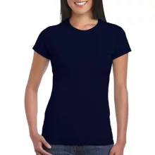 Női póló  Csapott ujjú Gildan Softstyle Ladies\' T-Shirt   Sötétkék (navy)   urespolo.hu