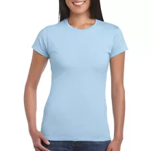 Női póló  Csapott ujjú Gildan Softstyle Ladies' T-Shirt   Világos kék   urespolo.hu