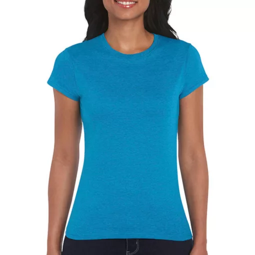 Női póló  Csapott ujjú Gildan Softstyle Ladies' T-Shirt   Antik zafírkék   urespolo.hu