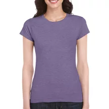 Női póló  Csapott ujjú Gildan Softstyle Ladies' T-Shirt   Heather lila   urespolo.hu