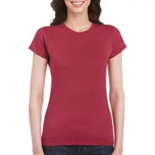 Női póló  Csapott ujjú Gildan Softstyle Ladies' T-Shirt   Antik meggypiros   urespolo.hu