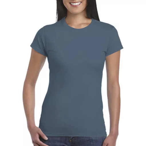 Női póló  Csapott ujjú Gildan Softstyle Ladies\' T-Shirt   Heather narancssárga   urespolo.hu