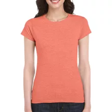 Női póló  Csapott ujjú Gildan Softstyle Ladies' T-Shirt   Heather narancssárga   urespolo.hu