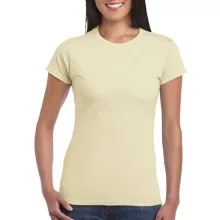 Női póló  Csapott ujjú Gildan Softstyle Ladies' T-Shirt   Homokbarna   urespolo.hu