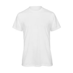 Férfi rövid ujjú póló B&C Sublimation/men T-Shirt -XL, Fehér