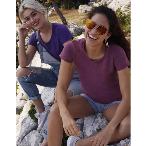 Női póló  Csapott ujjú Fruit of the Loom Valueweight T Lady-Fit   Fehér   urespolo.hu