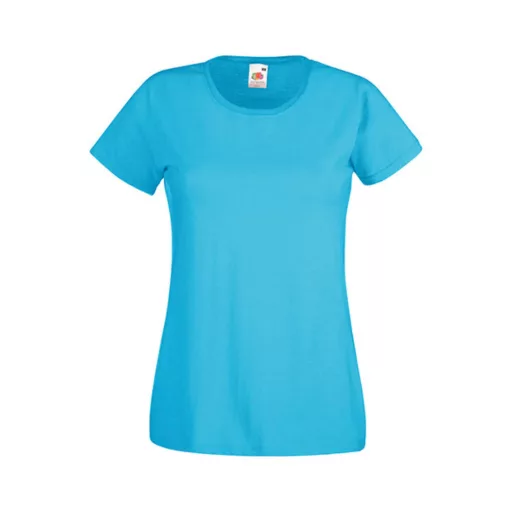 Női póló  Csapott ujjú Fruit of the Loom Valueweight T Lady-Fit   Fehér   urespolo.hu