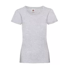 Női póló  Csapott ujjú Fruit of the Loom Valueweight T Lady-Fit   Heather szürke   urespolo.hu