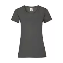 Női póló  Csapott ujjú Fruit of the Loom Valueweight T Lady-Fit   Világos grafitszürke   urespo