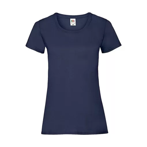 Női póló  Csapott ujjú Fruit of the Loom Valueweight T Lady-Fit   Sötétkék (navy)   urespolo.hu