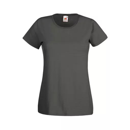 Női póló  Csapott ujjú Fruit of the Loom Valueweight T Lady-Fit   Mély sötétkék (navy)   urespo
