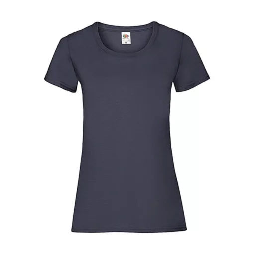 Női póló  Csapott ujjú Fruit of the Loom Valueweight T Lady-Fit   Mély sötétkék (navy)   urespo