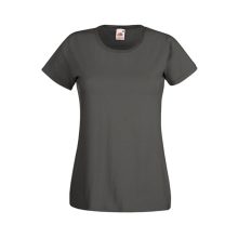 Női póló  Csapott ujjú Fruit of the Loom Valueweight T Lady-Fit   Lila   urespolo.hu