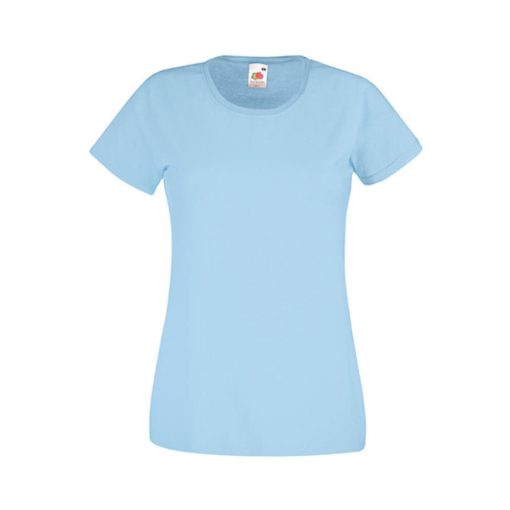 Női póló  Csapott ujjú Fruit of the Loom Valueweight T Lady-Fit   Lila   urespolo.hu