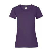 Női póló  Csapott ujjú Fruit of the Loom Valueweight T Lady-Fit   Lila   urespolo.hu