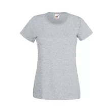 Női póló  Csapott ujjú Fruit of the Loom Valueweight T Lady-Fit   Piros   urespolo.hu