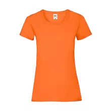 Női póló  Csapott ujjú Fruit of the Loom Valueweight T Lady-Fit   Narancssárga   urespolo.hu