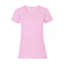 Női póló  Csapott ujjú Fruit of the Loom Valueweight T Lady-Fit   Világos rózsaszín (pink)   ur