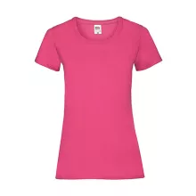 Női póló  Csapott ujjú Fruit of the Loom Valueweight T Lady-Fit   Fuchsia   urespolo.hu