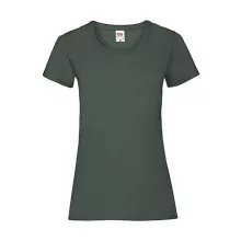 Női póló  Csapott ujjú Fruit of the Loom Valueweight T Lady-Fit   Sötétzöld   urespolo.hu