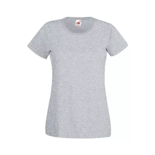 Női póló  Csapott ujjú Fruit of the Loom Valueweight T Lady-Fit   Sárga   urespolo.hu