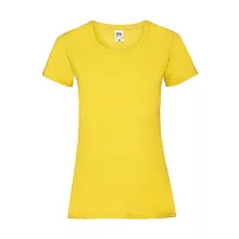 Női póló  Csapott ujjú Fruit of the Loom Valueweight T Lady-Fit   Sárga   urespolo.hu