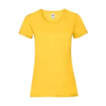 Női póló  Csapott ujjú Fruit of the Loom Valueweight T Lady-Fit   Napraforgó sárga   urespolo.h